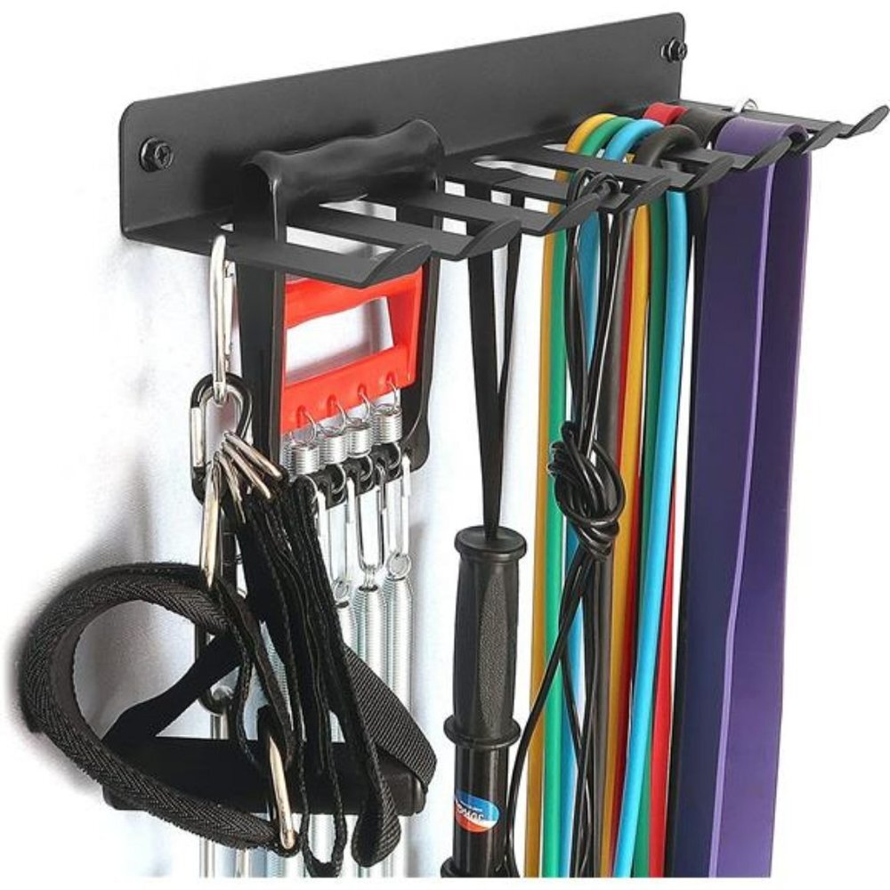 Multi-Purpose Gym Equipment Storage Rack (17" / 8 prongs)